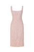ELEGANT LACE PENCIL MIDI DRESS